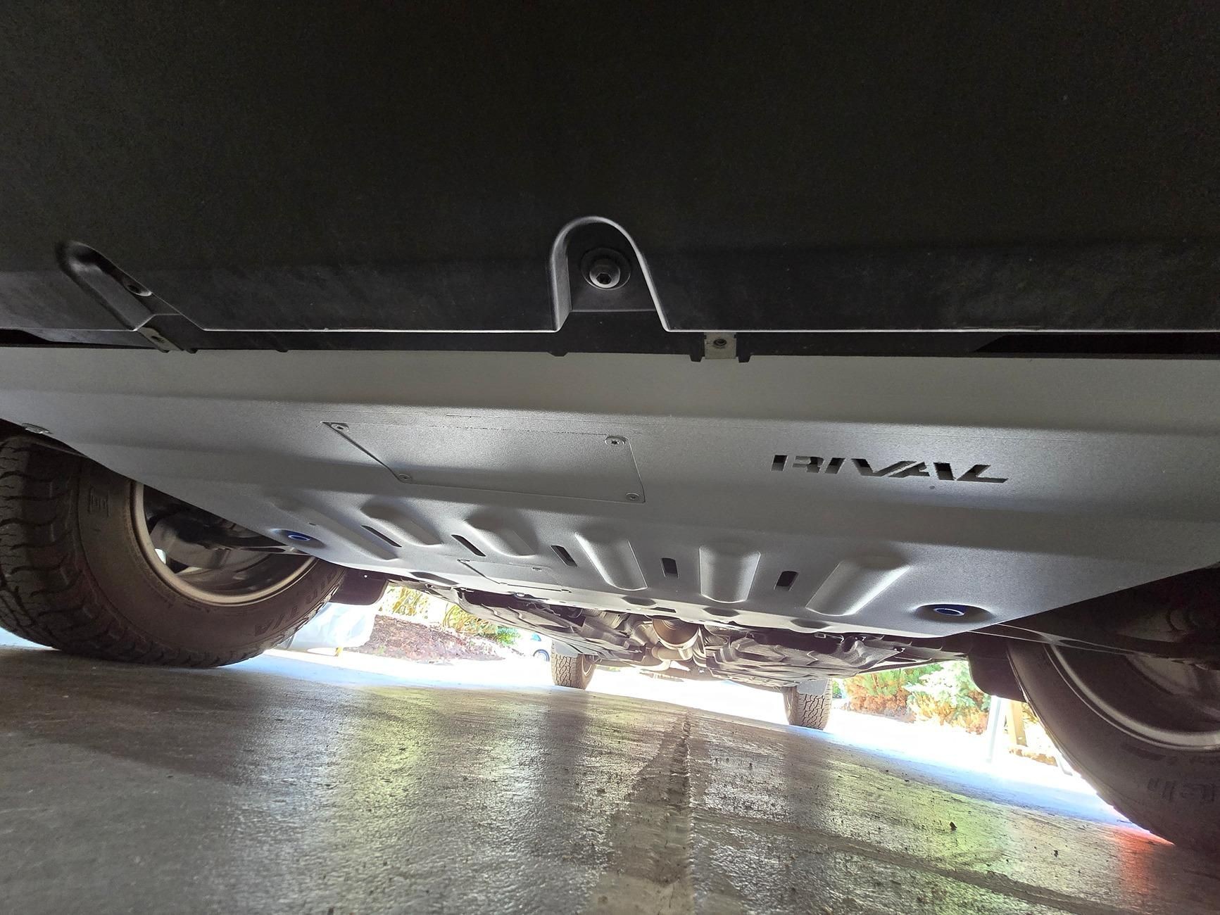 Skid plate installation