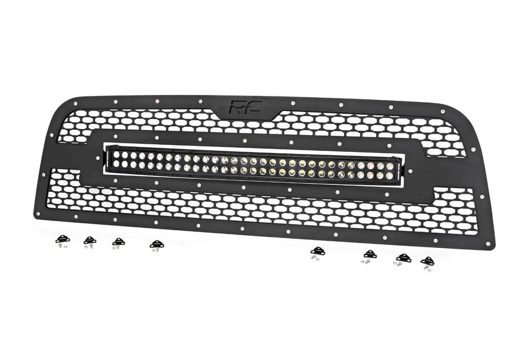 Mesh Grille | 30" Dual Row LED | Black | Ram 2500/3500 2WD/4WD (2013-2018)