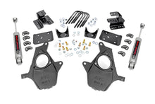 Load image into Gallery viewer, 2 Inch Lowering Kit | 4 Inch Rear Lowering | Alum/Stamped Knuckle | Chevy/GMC 1500 (14-18)