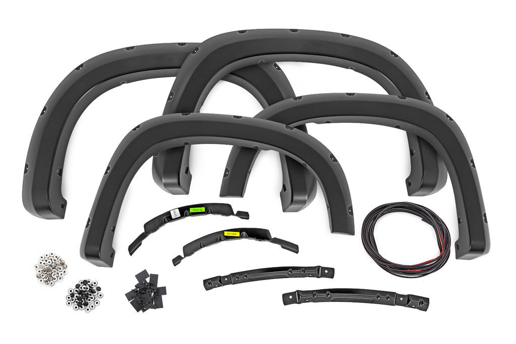 Pocket Fender Flares | G9K Satin Steel | Chevy Silverado 1500 2WD/4WD (22-24)