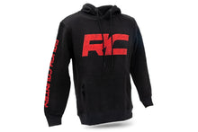 Load image into Gallery viewer, Rough Country Hoodie | RC Tread Sleeve | Black | SM