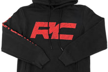 Load image into Gallery viewer, Rough Country Hoodie | RC Tread Sleeve | Black | SM