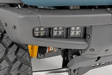 Load image into Gallery viewer, LED Light Kit | Fog Mount | Triple 2" Black Pair | White DRL | Ford Bronco (21-24)