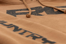Load image into Gallery viewer, Rough Country Hoodie | RC Topographical Sleeve | Saddle | LG