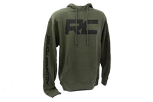 Load image into Gallery viewer, Rough Country Hoodie | RC Topographical Sleeve | Army Green | SM