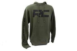 Rough Country Hoodie | RC Topographical Sleeve | Army Green | LG