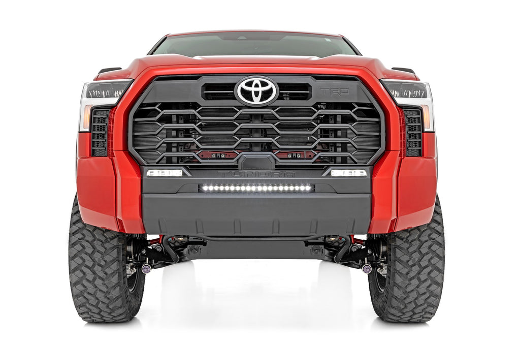 LED Light Kit | Bumper Mount | 20" Black Slim Line | Toyota Tundra (22-24)