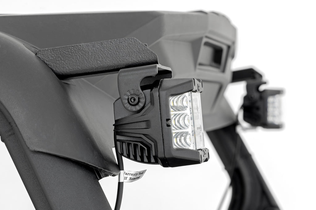 LED Light Kit | Rear Mount | 2" Black Pair | Spot | Can-Am Maverick Sport 1000R 