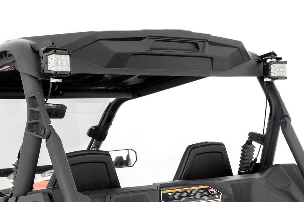 LED Light Kit | Rear Mount | 2" Black Pair | Flood | Can-Am Maverick Sport 1000R 
