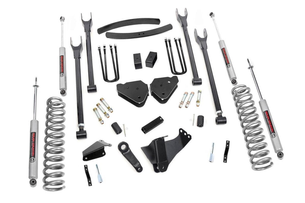 6 Inch Lift Kit | Gas | 4-Link | No OVLDS | Ford F-250/F-350 Super Duty (05-07)