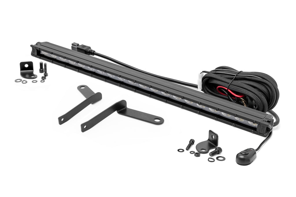 LED Light Kit | Bumper Mount | 20" Black Slim Line | Toyota Tundra (22-24)