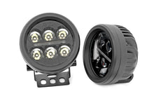 Load image into Gallery viewer, Black Series Round LED Light Pair | 3.5 Inch | Amber DRL