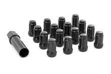 Load image into Gallery viewer, Lug Nut Set | M10x1.25 | 16 Qty | Splined | Black