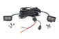3x1.75 Inch Black Series | Yellow | LED Slim Aux | SAE Fog | Pair