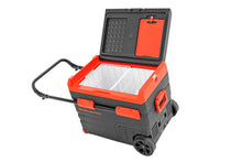 Load image into Gallery viewer, 50L Portable Refrigerator/Freezer w/Solar Panel | Rechargeable | 12 Volt/AC 110