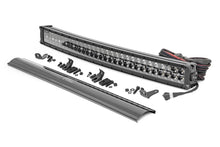 Load image into Gallery viewer, 30 Inch Black Series LED Light Bar | Curved | Dual Row | Cool White DRL