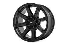 Load image into Gallery viewer, Rough Country 81 Series Wheel | One-Piece | Semi Gloss Black | 20x9 | 8x180 | 0mm