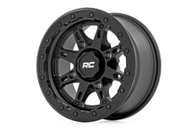 Load image into Gallery viewer, Rough Country 94 Series Wheel | UTV | Matte Black | 14x7 | 4-137 | +10mm