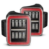 BLACK/RED LED T.LITE 20-25 GLADIATOR