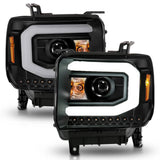 LED PROJECTOR HEADLIGHTS 14-15 GMC 1500/ 15-16 HD