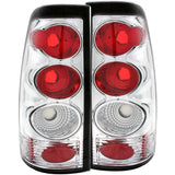 TAIL LIGHTS 99-02 CHEV CHROME/ 99-06 GMC