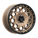 KM545 17X8 5-4.5 +35MM MATTE BRONZE W/BLACK LIP