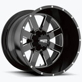 MO962 17X10 8X170 G-BLK MILL -24MM
