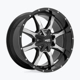 MO970 20X12 8X6.5 G-BLK MILL LIP -44MM