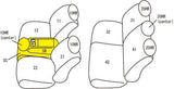 FRONT/REAR SEAT CVRS 19-20 F150 EXT CAB
