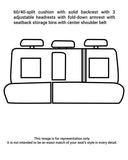 60/40 REAR SEAT CVR 19-25 GM 1500/20-25 HD