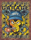 TIN SIGN GREASE MONKEY