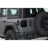 CARBON FIBER TAIL LIGHT COVERS 18-25 WRANGLER JL