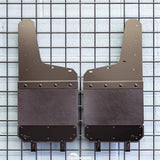 BLACK REAR MUD FLAPS 22-25 GMC HD AT4X