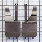 BLACK REAR MUD FLAPS 17-25 S/DUTY