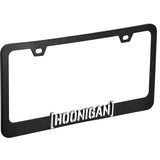 HOONIGAN BLACK LICENSE PLATE FRAME