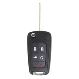 5 BUTTON FLIP KEY FOB GM