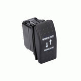 7-PIN WINCH SWITCH IN/OUT W/2 BLUE LEDS