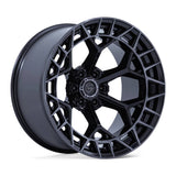 CHARGER 20X9 6-5.5 +20MM GLOSS BLACK BRUSHED DARK TINT