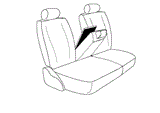 60/40 REAR BENCH SEAT CVR 19-25 RAM 1500 CREW