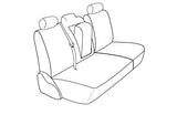 60/40 REAR BENCH SEAT CVR 19-25 RAM 1500 CREW