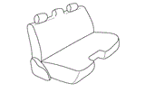 REAR BENCH SEAT CVR 19-25 RAM 1500 QUAD