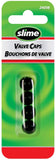 VALVE STEM CAPS BLACK