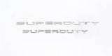 SS S/DUTY LETTERS FRONT 17-22 S/DUTY