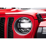 ELITE EURO HEADLIGHT GUARDS 18-25 WRANGLER JL/20-25 GLADIATOR