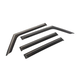 MATTE BLACK WINDOW VISORS 18-25 WRANGLER JL 4-DOOR/20-25 GLADIATOR