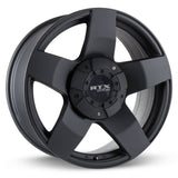 THUNDER MATTE BLACK 17X8 8-180 +10MM