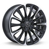 POISON BLACK MACHINED 16X7 5-114.3 +42MM