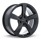 RS II GLOSS BLACK 18X8 5-112 +45MM