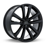 WHITLEY GLOSS BLACK 18X8 5-108 +35MM
