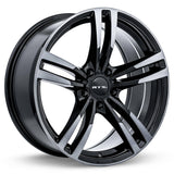 GRAZ BLACK MACHINED GREY 19X8.5 5-120 +35MM